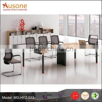 Metal Base and Melamine Wooden Top Conference Table photo-1