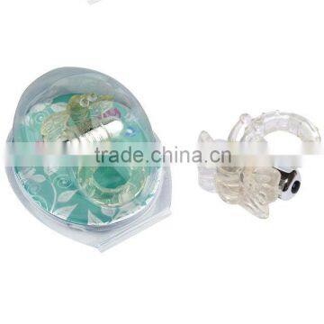 King Cock Ring With Powerful Vibrator With Butterfly Sex Toys For Male photo-2