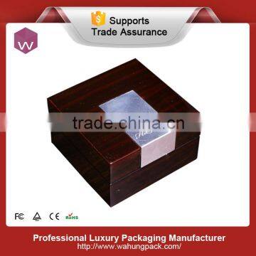 customize wooden cufflink gift box wholesale