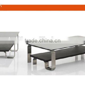 CT-10A ET-10A stainless steel glass modern coffee table