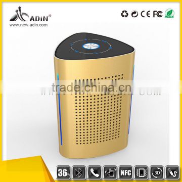 2016 new special mini portable metal bluetooth nfc vibration speaker