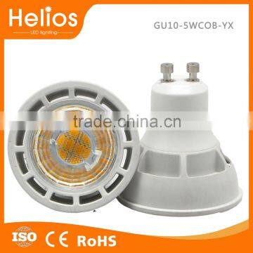 ROHS CE epistar chip GU10 COB 5W LED Spotlight