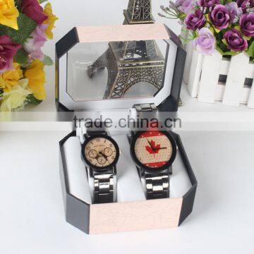 Handmade Specialty Paper Double Watch Boxes Wholesale