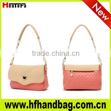 New attractive ladies pu bags with metal parts, nice and fashion pu bags for lady