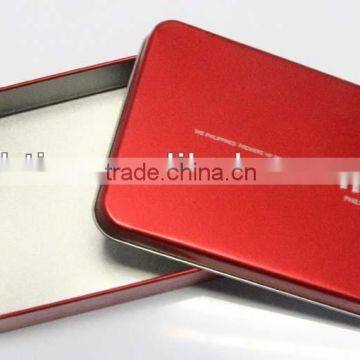 Tin Canister in Rectangular Shape