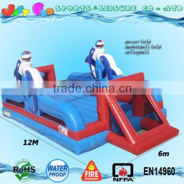 3-n-1 giant inflatable sports games combo, interactive games inflatable sports stuff for kids n adults