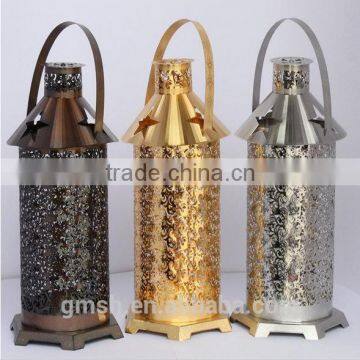 Hot sale metal parts/copper candle holder for wedding decoration