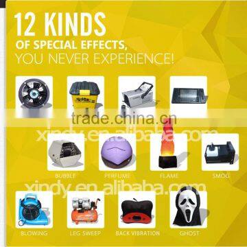 Children Funny Interactive 5d7D9D Cinema System Amusement Park Simulator vr Glasses Flight Standing Virtual Reality photo-5