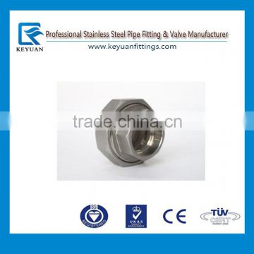 316 class 150 casting pipe fitting socket weld end union 1"