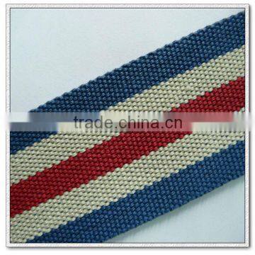 2 inch stripe decorative cotton webbing strap,50mm cotton belt