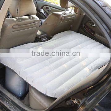 Inflatable Car Back Seat Air Bed Mattress With Pillow Travel Camping Family