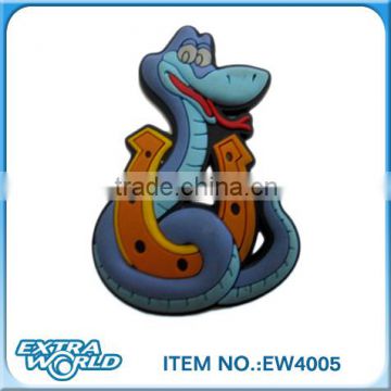 souvenir snake pvc fridge magnet