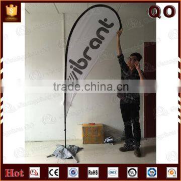 Best price advertising equipments outdoor activities beach flag for sale
