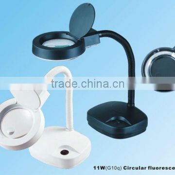 lighted magnifier lamp/dental magnifying lamp/reading lamp magnifier