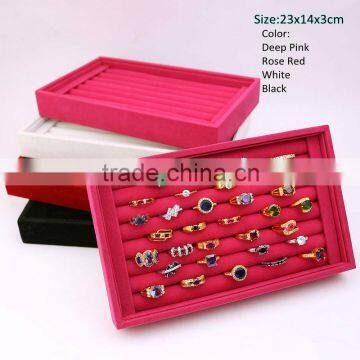 velvet jewelry display tray for rings