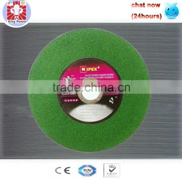 High uality Green silicon carbide cutting wheel for stainless steel cutting&grinding disc