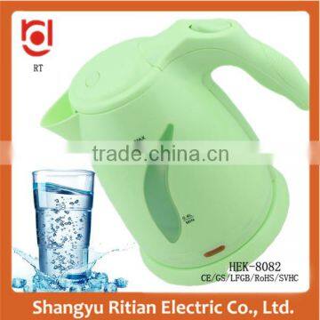 360 Degrees rotational kettle, plastic kettle, electric kettle