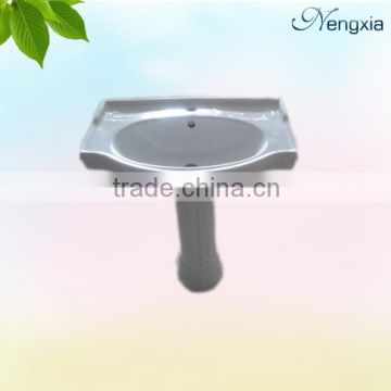 6018-P bathroom pedestal wash basin in new design