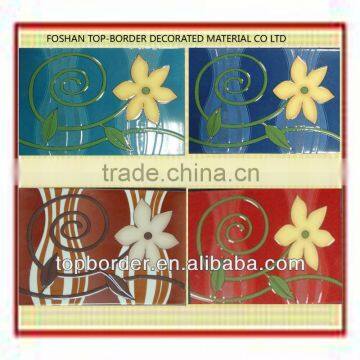 colorful flower egypt hot sell ceramic decor 250x350MM