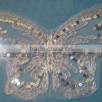 butterfly shape lace motif for garment