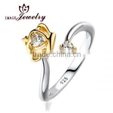 Wholesale cz diamonds jewelry fashion silver rings China