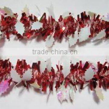 2015 Red Christmas Hanging Tinsel Garland/Xmas Decorations