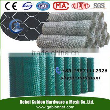 PVC Hexagonal chicken wire mesh 3/4"