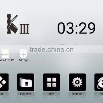 European Cup Smart TV Box Amlogic S905 Quad Core KIII tv Box Top Channel Live Channel Streaming Free Watching Through Kodi photo-6