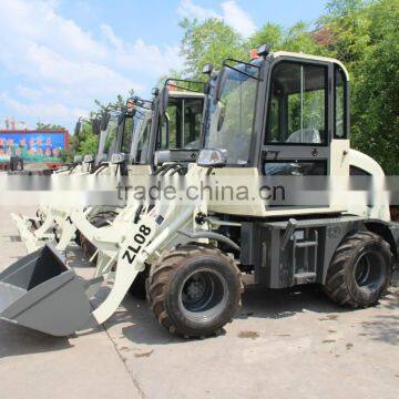 800kg 0.8 Tons Mini Loader ZL08 WL80 Articulated Mini Wheel Loader for Sale photo-2