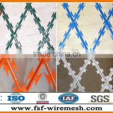 Electric Galvanized Cross Type Concertina Razor Barbed Wire photo-4