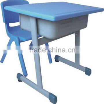 School desk and chair