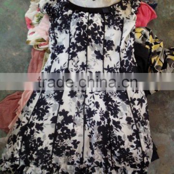 Shanghai popular used clothes / fashion used ladies dress / skirts