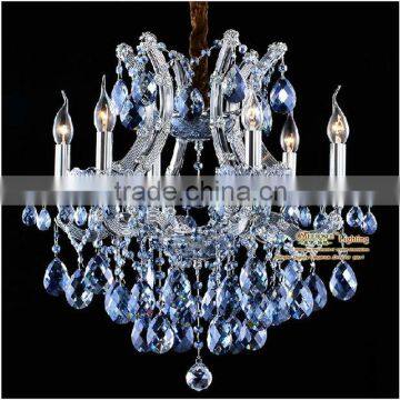 Beautiful blue crystal chandelier lamp MD8282