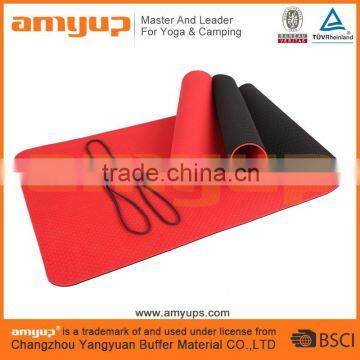 TPE yoga mat; soft gym mat