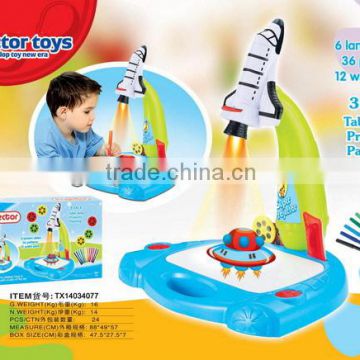 Kids Educational Toys Multifunction Drawing Projector Painting toys for Children