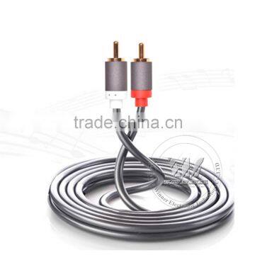 3 Feet 2RCA Male to 2RCA Male High Quality Home Theater Audio Cable