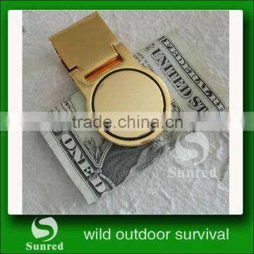 2016 new coming wood stainless steel money clip