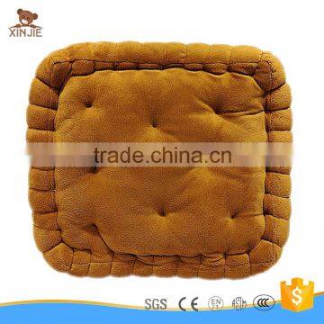 customize plush biscuit shape cushion customize good quality stuffed biscuit pillow