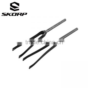 Fixed Gear 700C Road Bike Carbon Fork Carbon Fiber 28 Bicycle forks