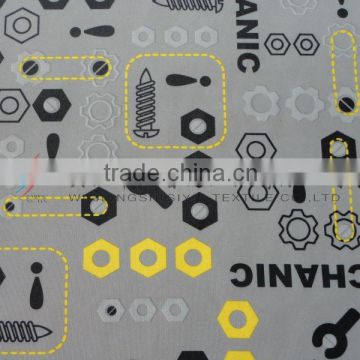 228T printed dull polyester taslon fabric