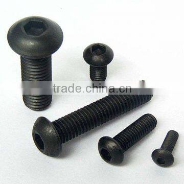 ISO7380 Hex socket head cap screws black zinc