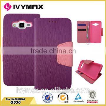 IVMYAX High Quality Wholesale Cell Phone Wireless Flip Cover for Samsung G530 Grand Prime photo-2