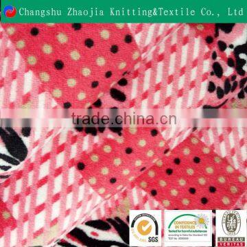 2016 Hot polyester printed super soft warm blanket fabric