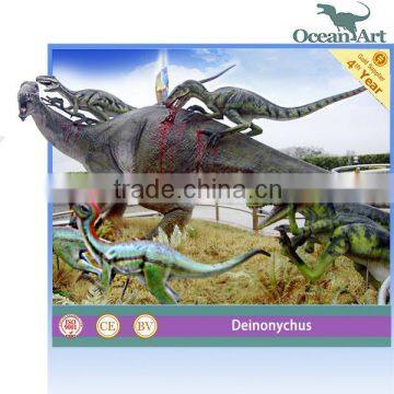 Indoor and Outdoor Playground Model Life Size Fiberglass Dinosaur