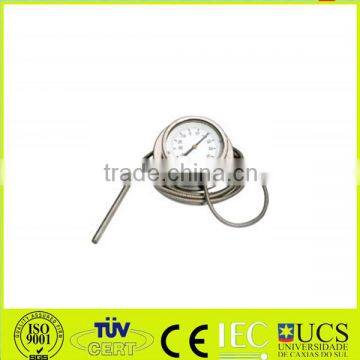 Capillary Thermometer Capillary Bimetal Temperature Gauge