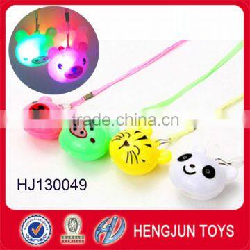 EN71/7P hot item cheap price eco-friendly PP flash toy cartoon necklace