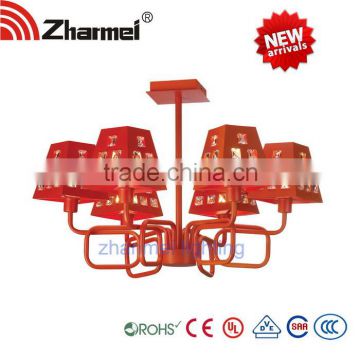 Orange chandelier Modern Crystal Ceiling Lamp,ceiling light