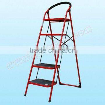 folding steel ladder 5 steps handrail with cotton