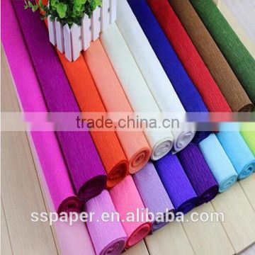 yellow blue pink coffee balck color crepe paper Flower Wrapping Packing for made flower                        
                                                Quality Choice