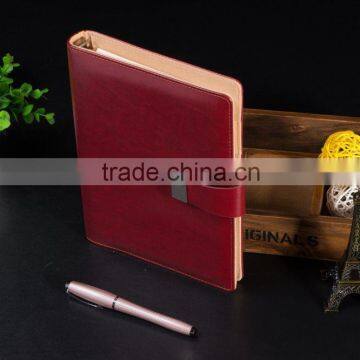 hot sale Loose Leaf Leather Ring Binder